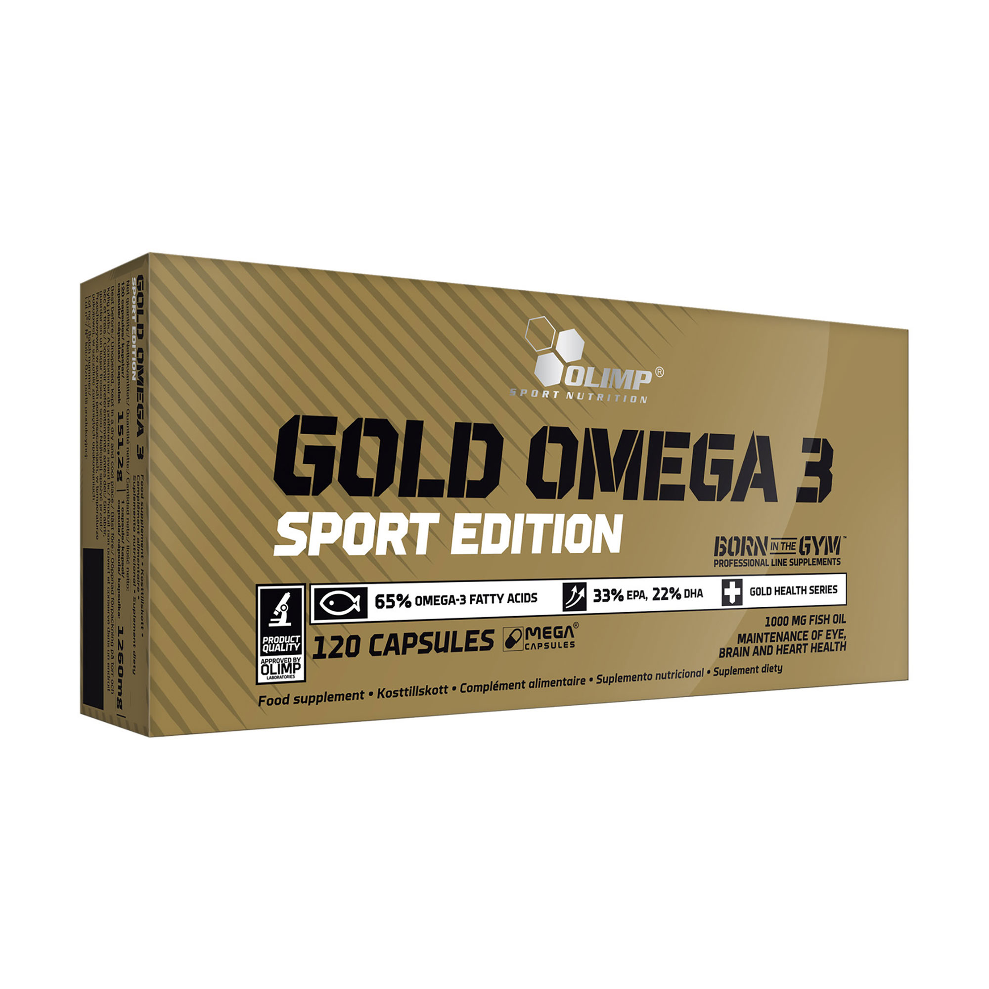 Омега-3 Olimp Sport Nutrition Gold Omega 3 Sport Edition, 120 капсул